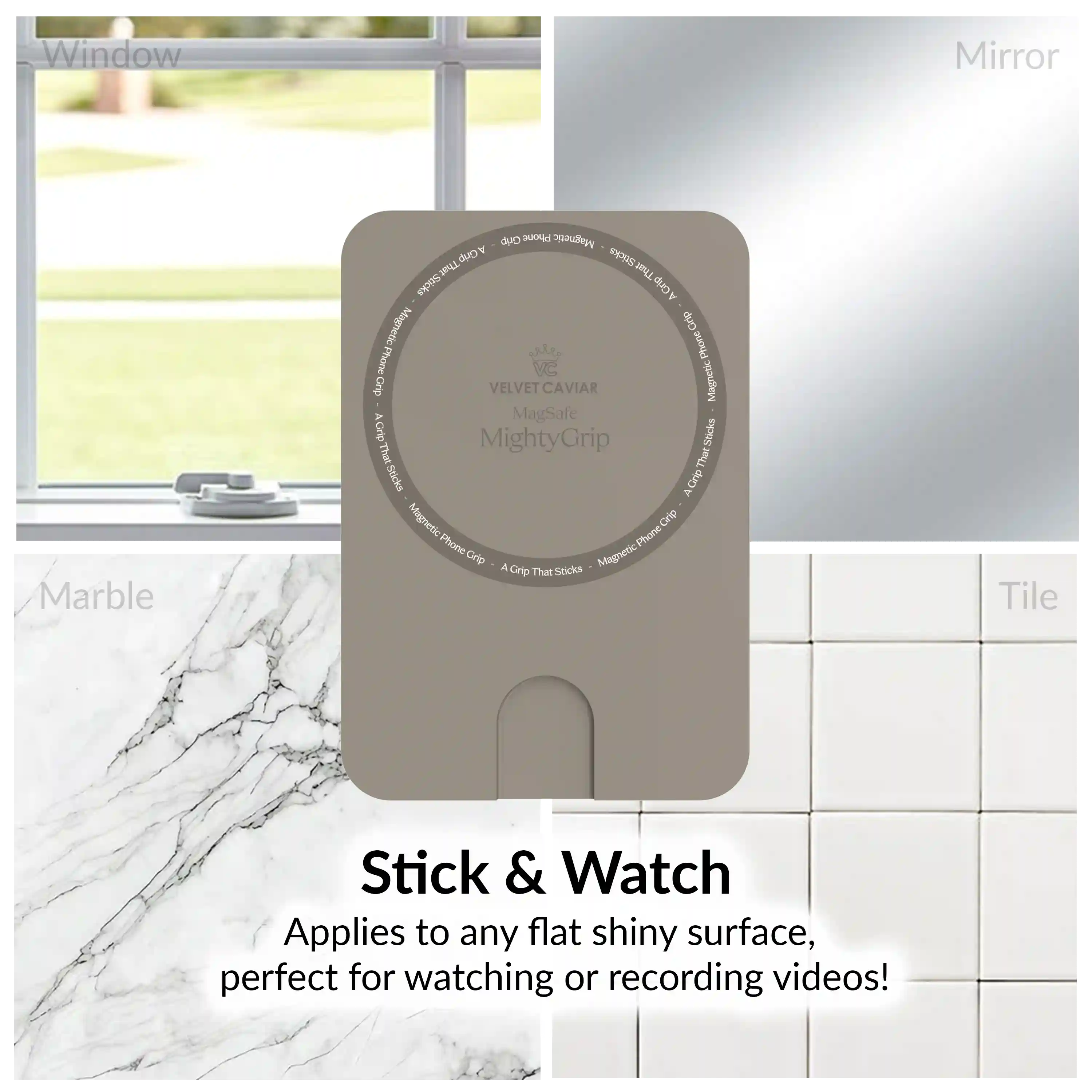 Grey MightyGrip MagSafe Mount