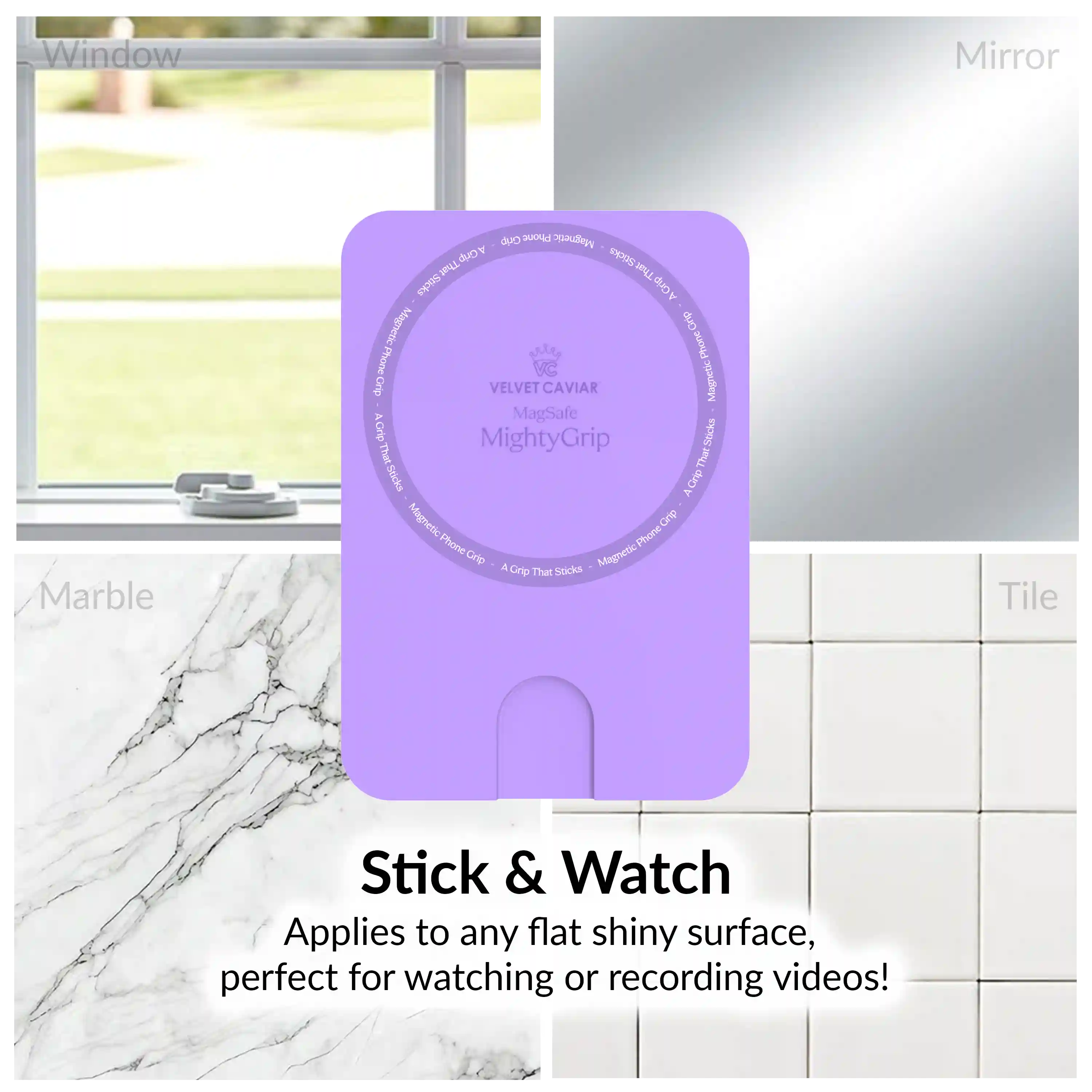 Purple MightyGrip MagSafe Mount