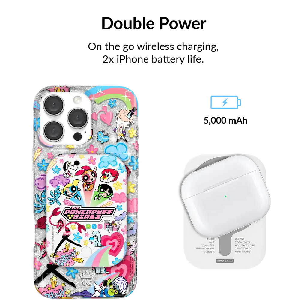 The Powerpuff Girls Girl Power Portable MagSafe Charger Power Pack
