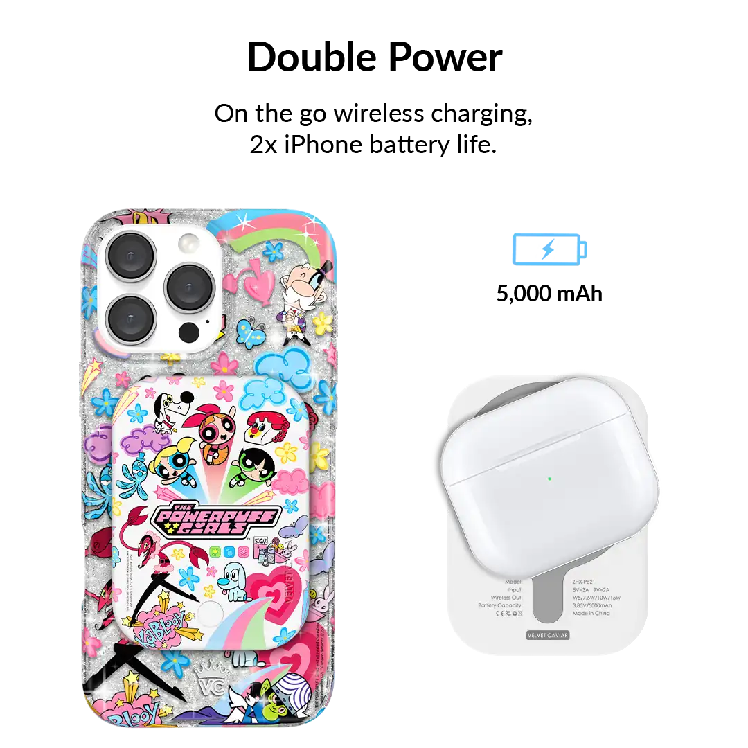 The Powerpuff Girls Girl Power Portable MagSafe Charger Power Pack