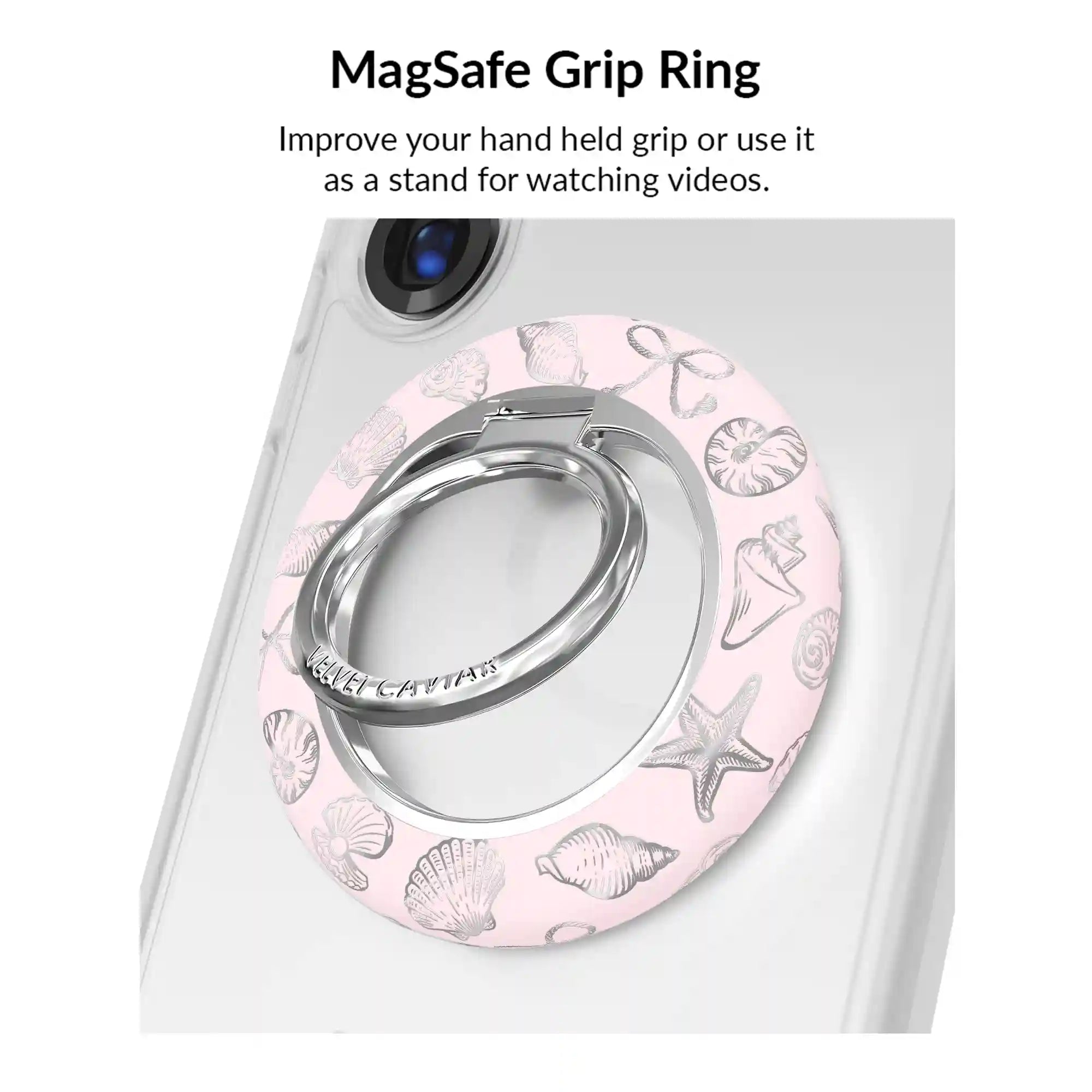 Pink Coastal Seashells Samsung Bundle Set
