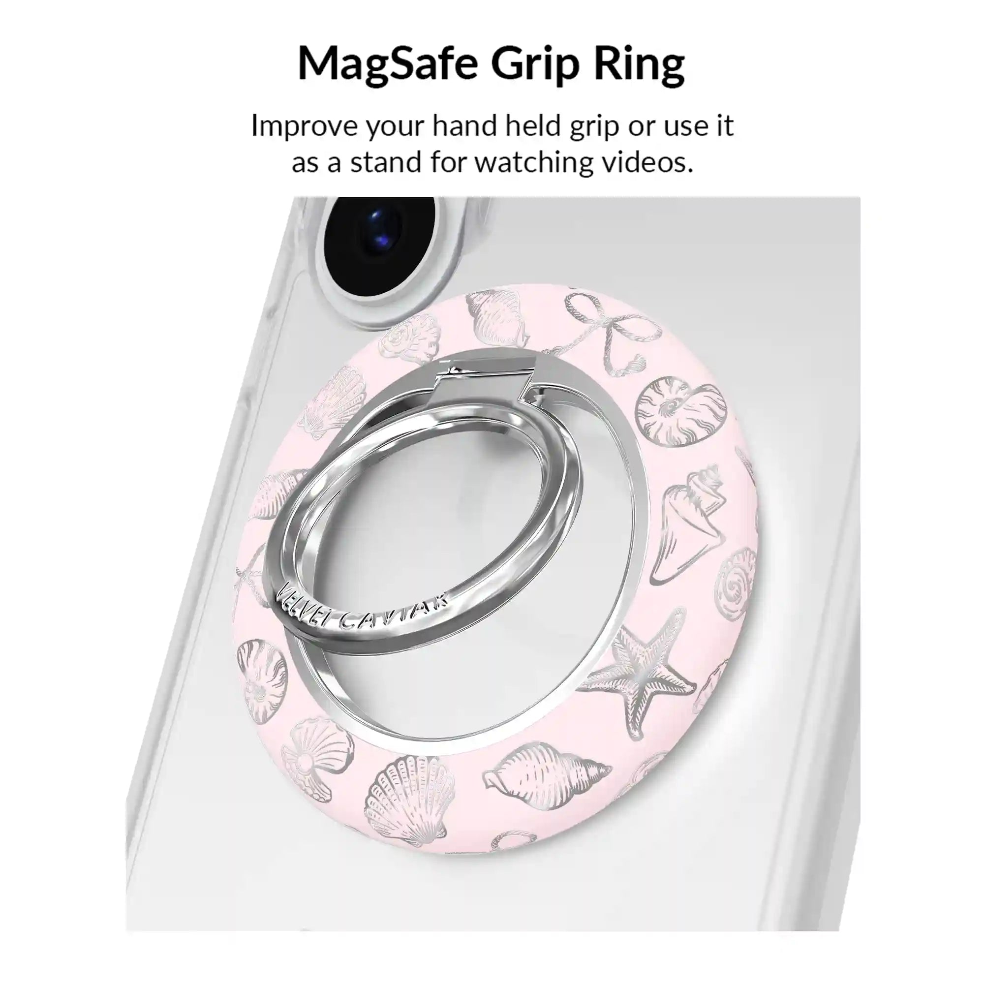 Pink Coastal Seashells Samsung Bundle Set