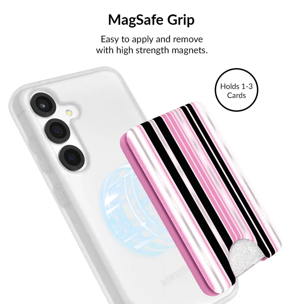 Pretty Punk Stripes Glitter Samsung Bundle Set