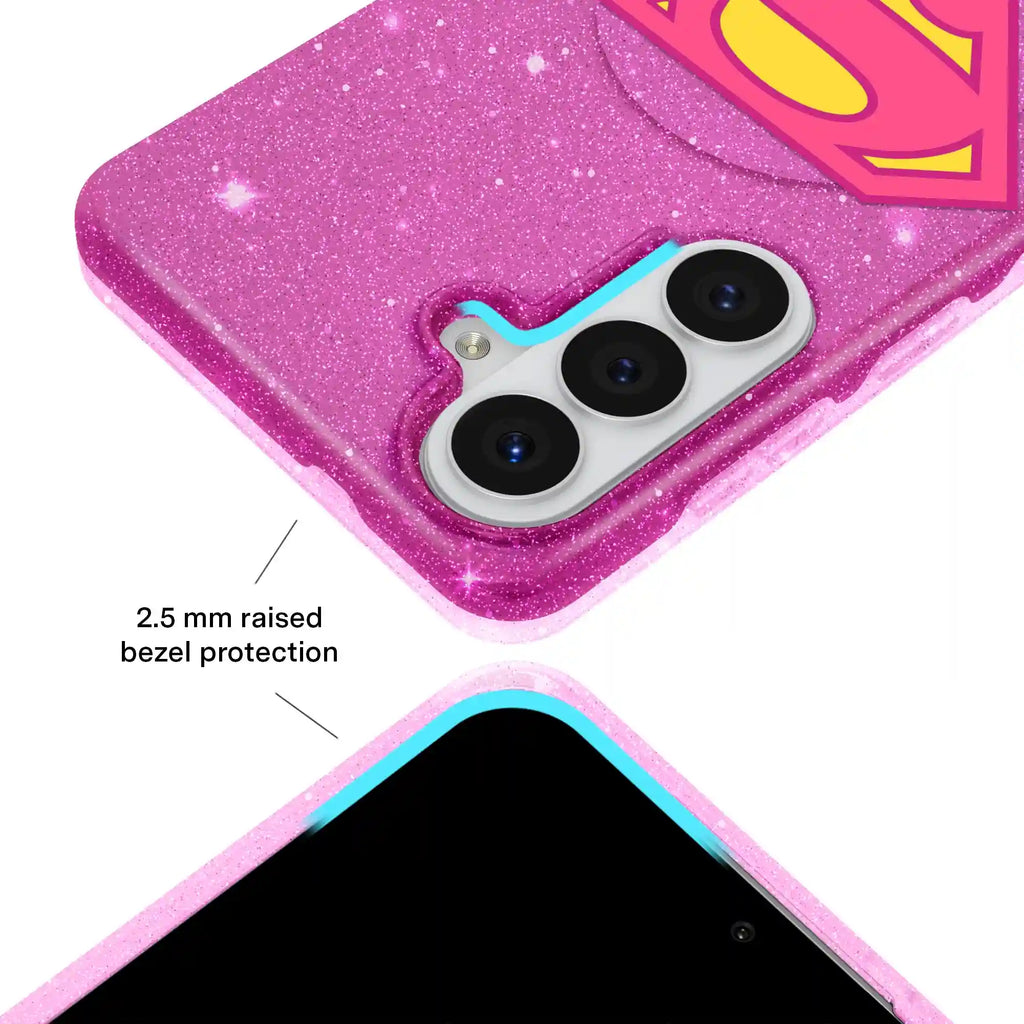 Supergirl Stardust Glitter Samsung Case