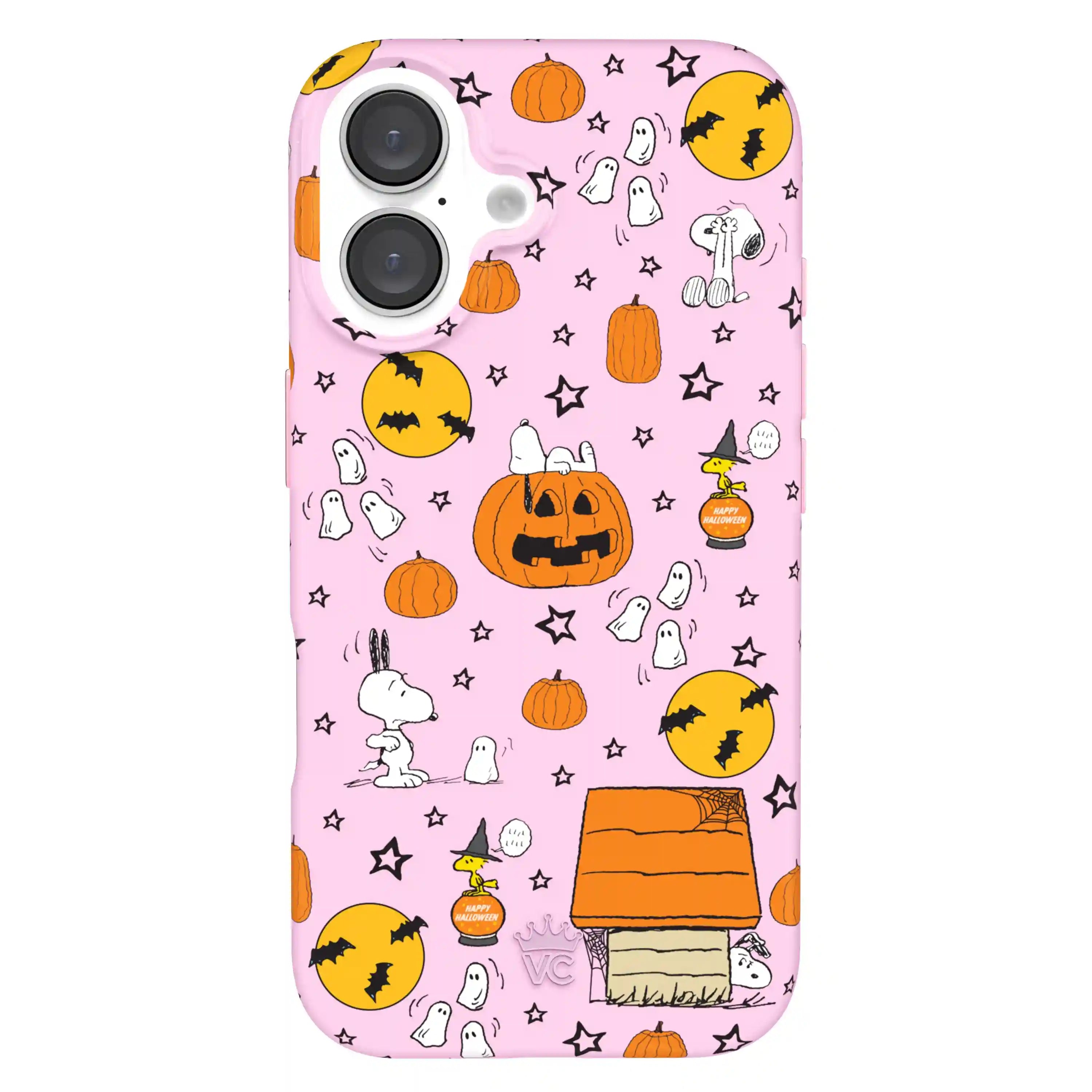 Snoopy Pink Pumpkins iPhone Case