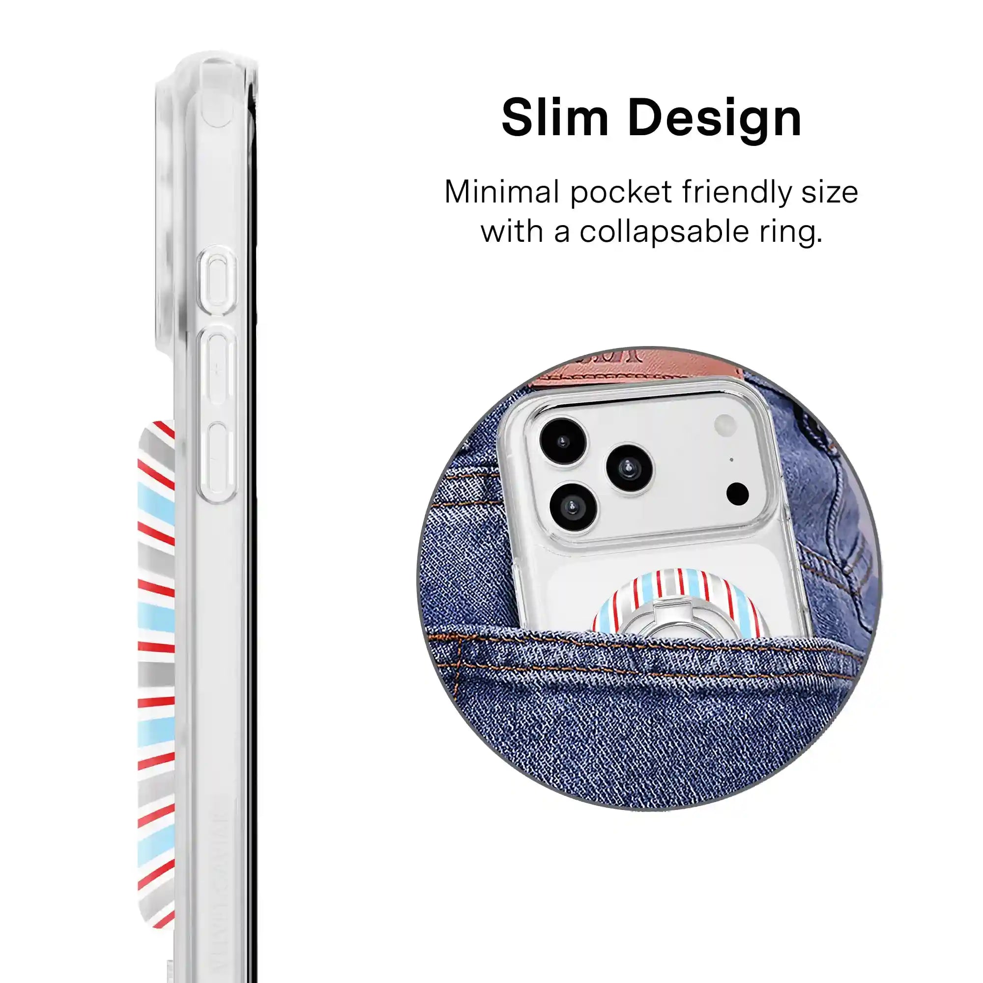 Stars & Stripes Glitter MagSafe Grip Ring