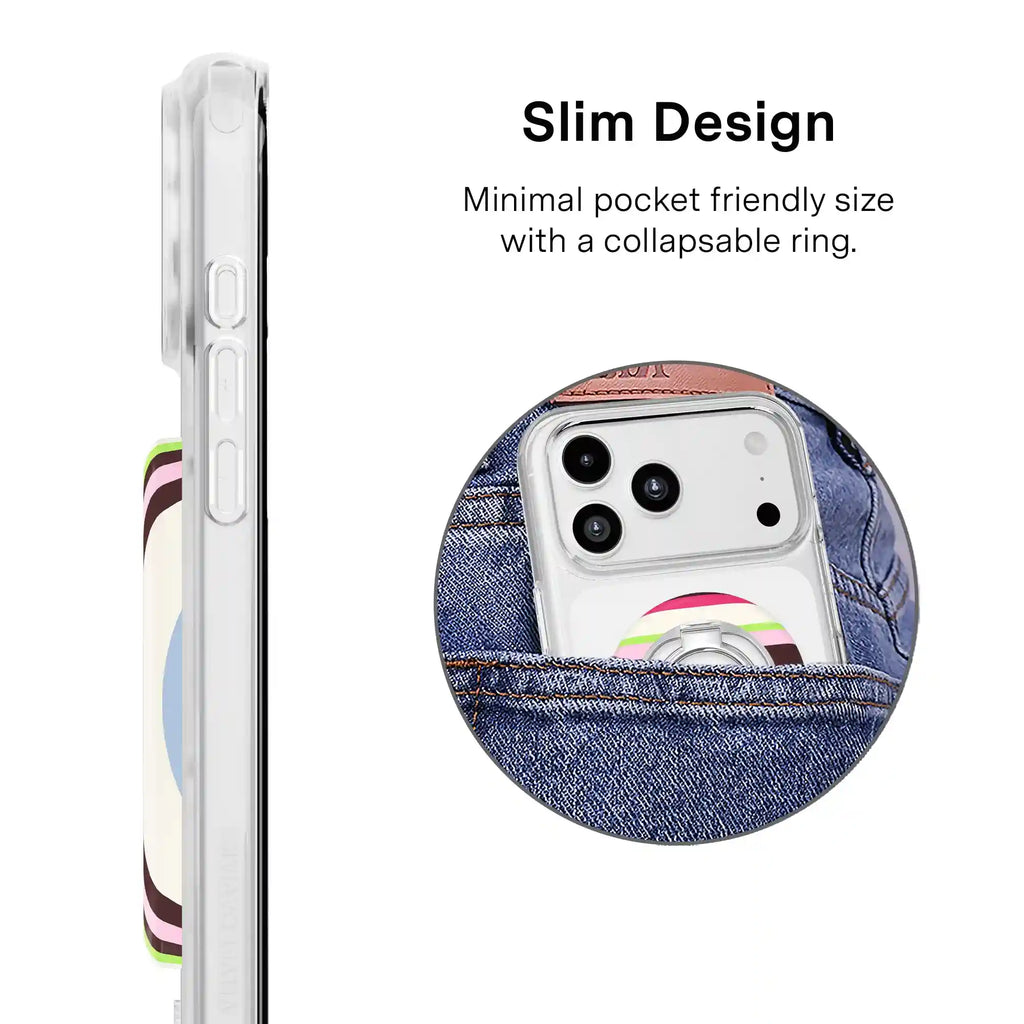 Sweet Treat Stripes MagSafe Grip Ring