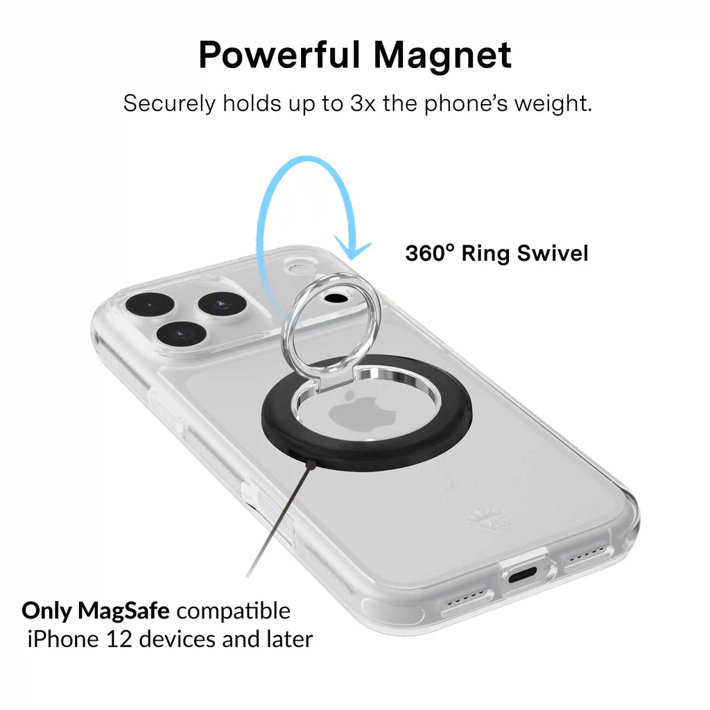 Black MagSafe Grip Ring