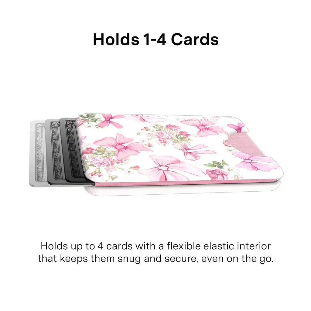 Posie Pink Bow MagSafe Wallet