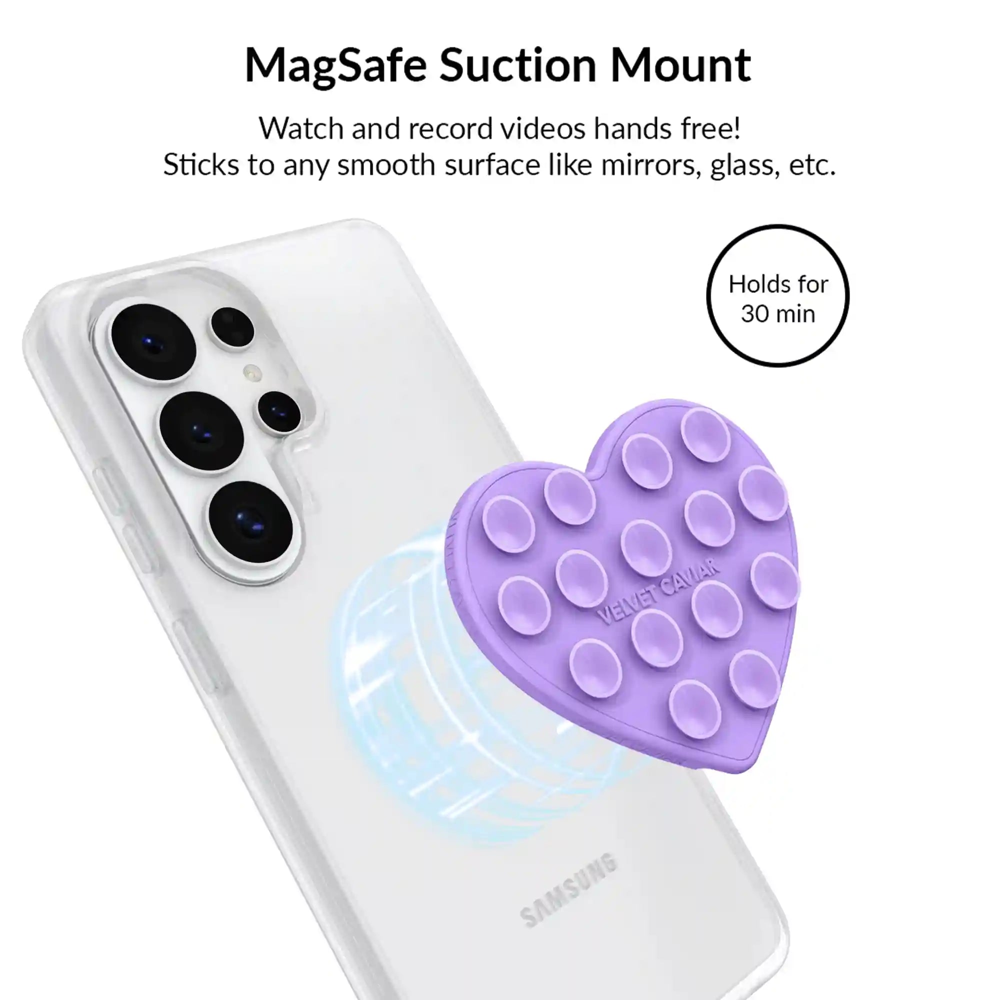 Violet Glow Polka Dot Samsung Bundle Set