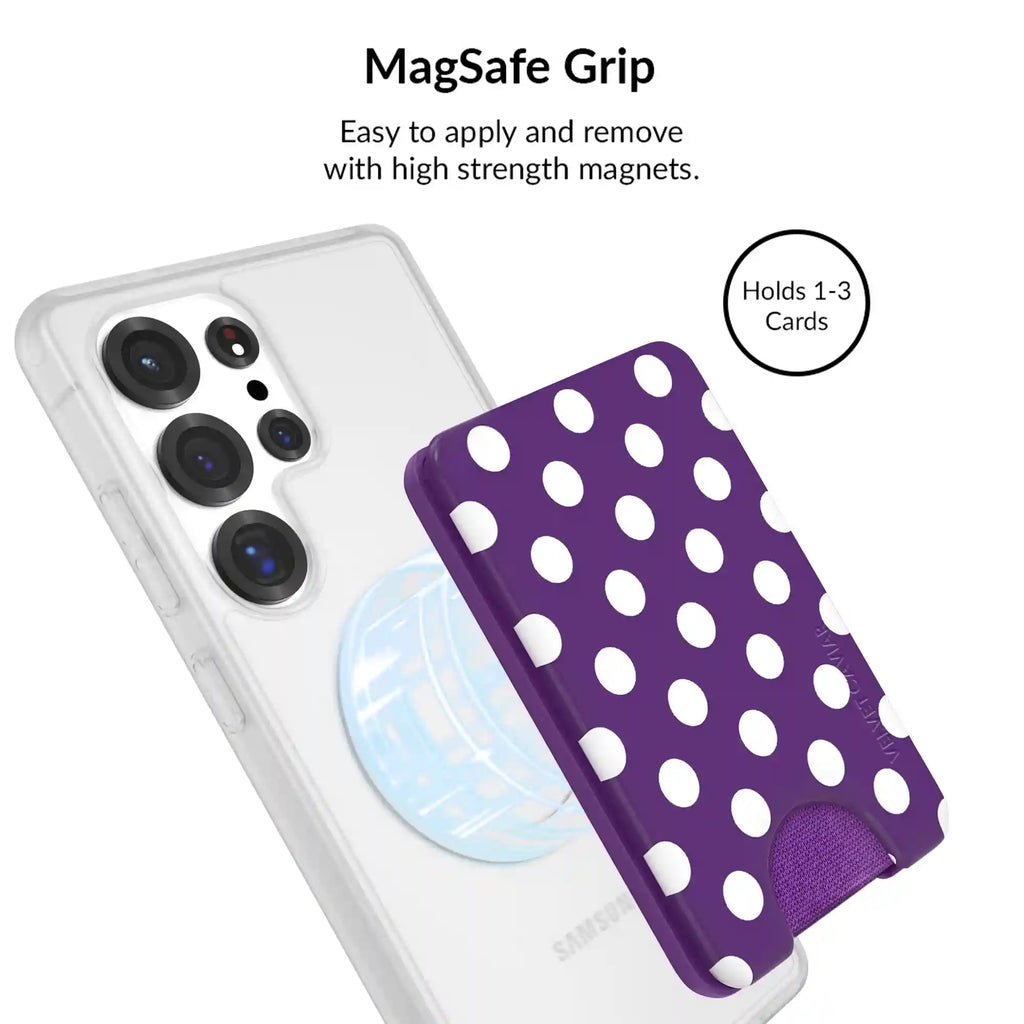 Violet Glow Polka Dot Samsung Bundle Set