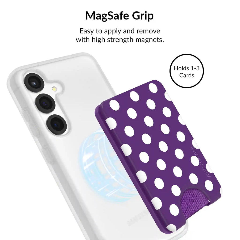 Violet Glow Polka Dot Samsung Bundle Set