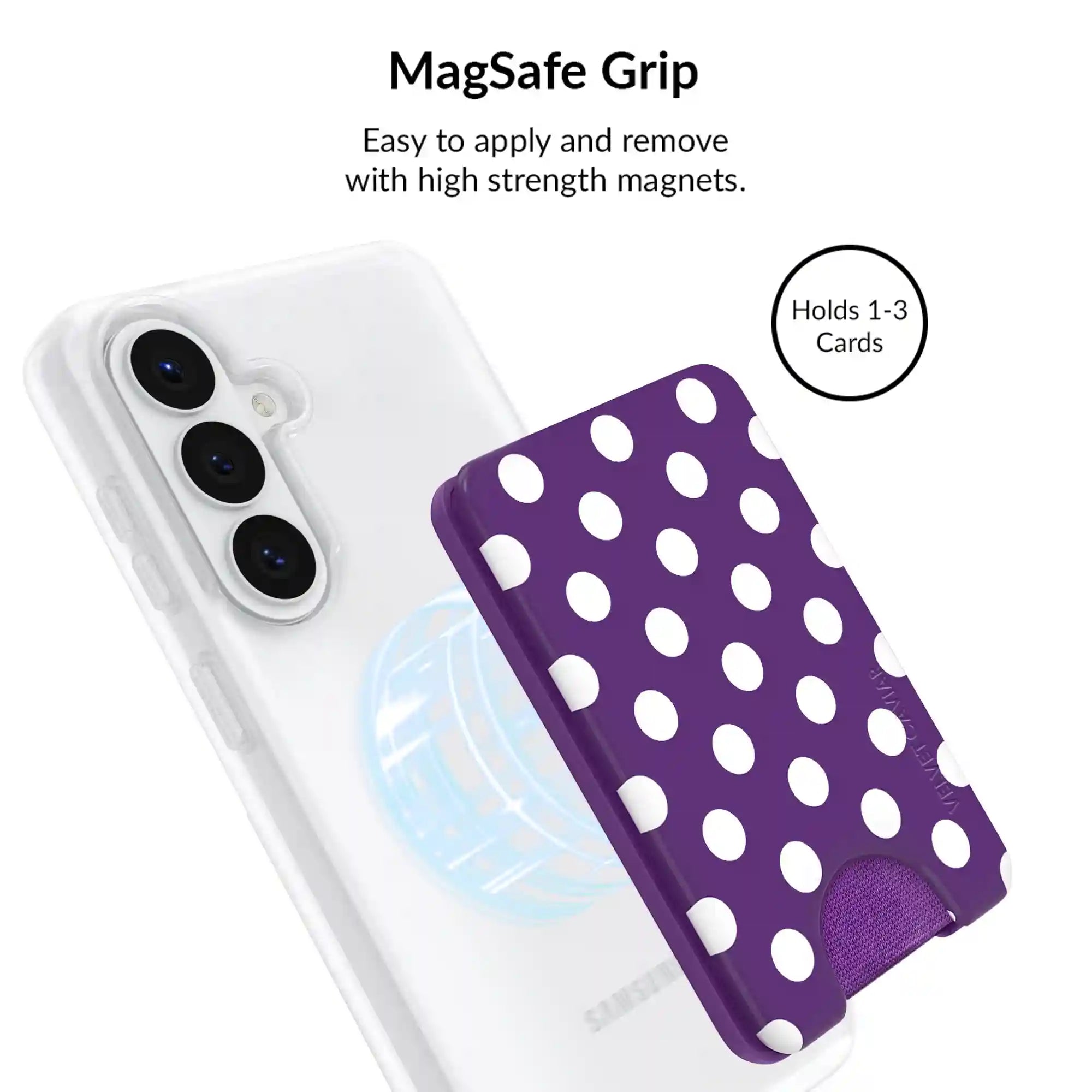 Violet Glow Polka Dot Samsung Bundle Set
