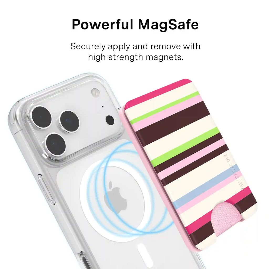 Sweet Treat Stripes MagSafe Wallet