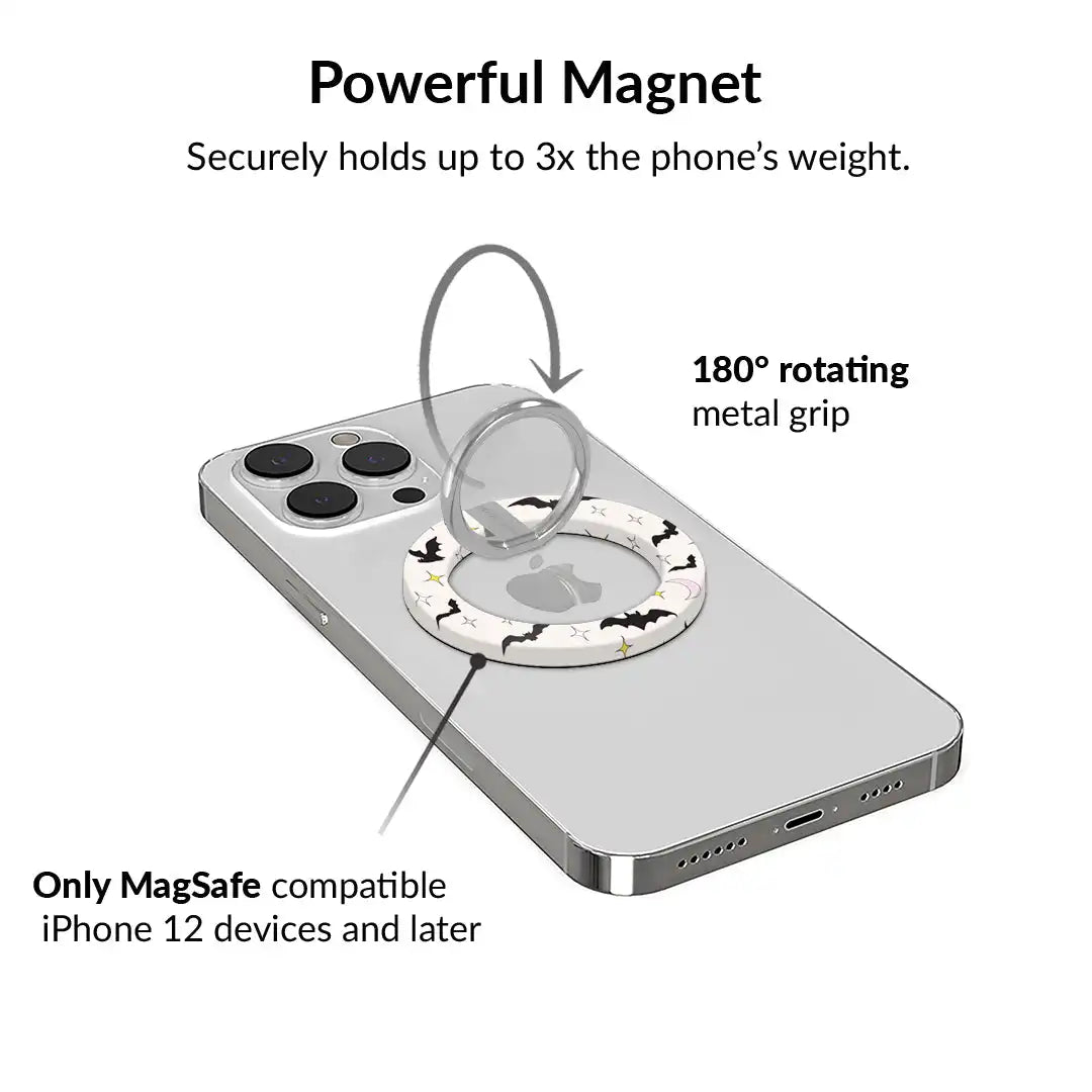 Witching Hour Bats MagSafe Grip Ring