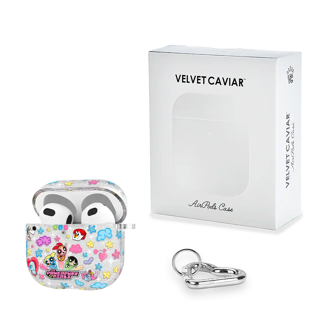 The Powerpuff Girls Girl Power Glitter AirPod Case