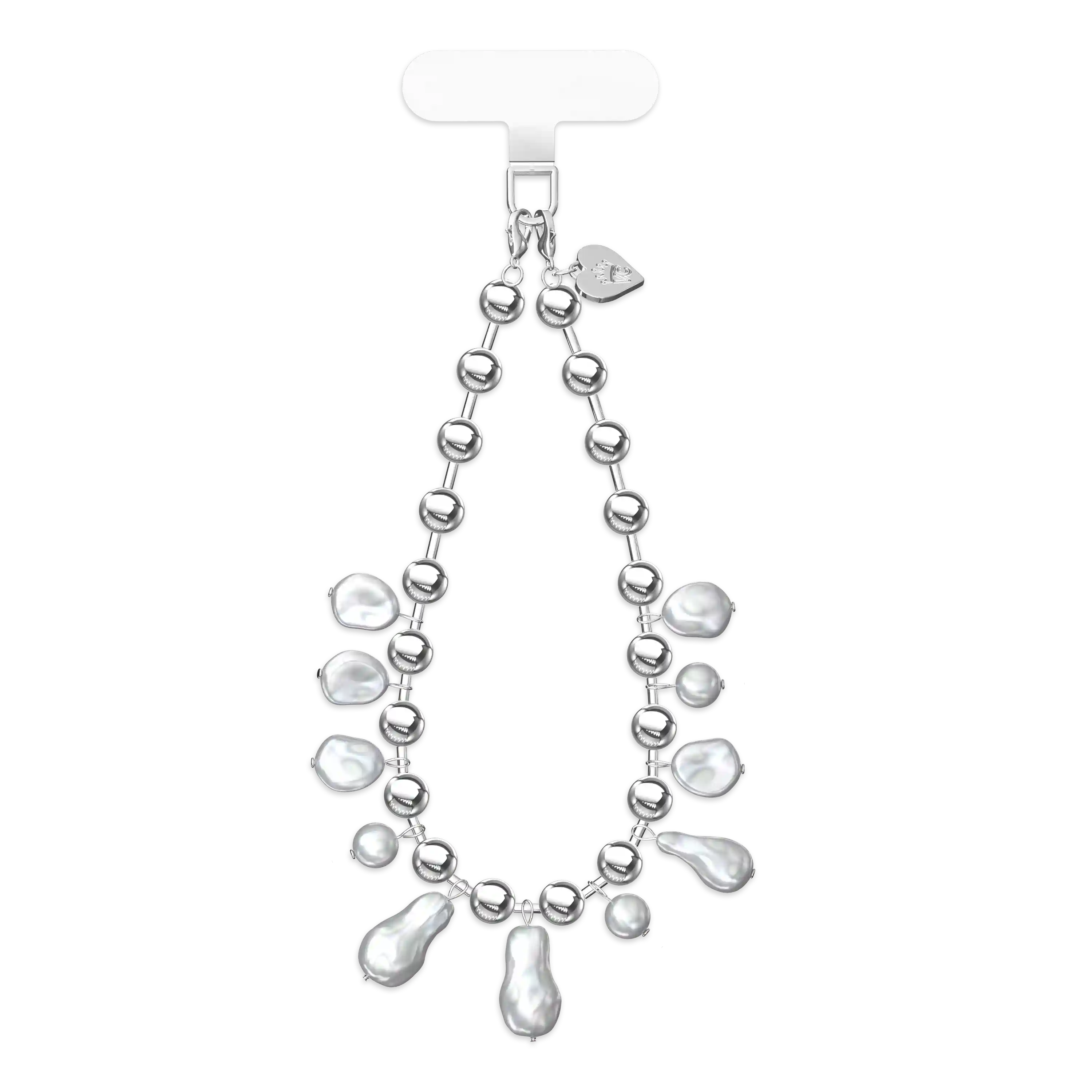 Pearl Drip Chain Phone Charm