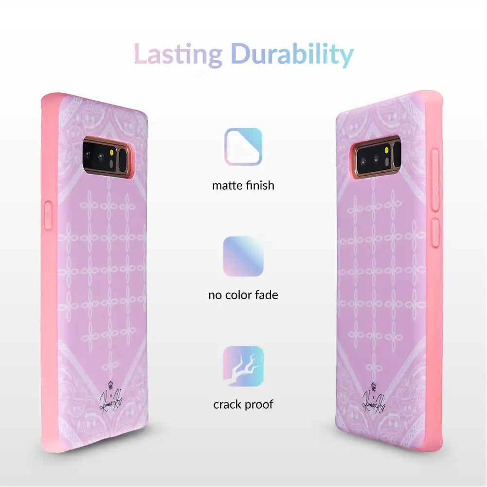 Pink Bandana iPhone Case by Kendall Vertes