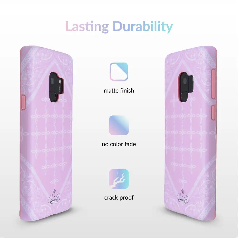 Pink Bandana iPhone Case by Kendall Vertes