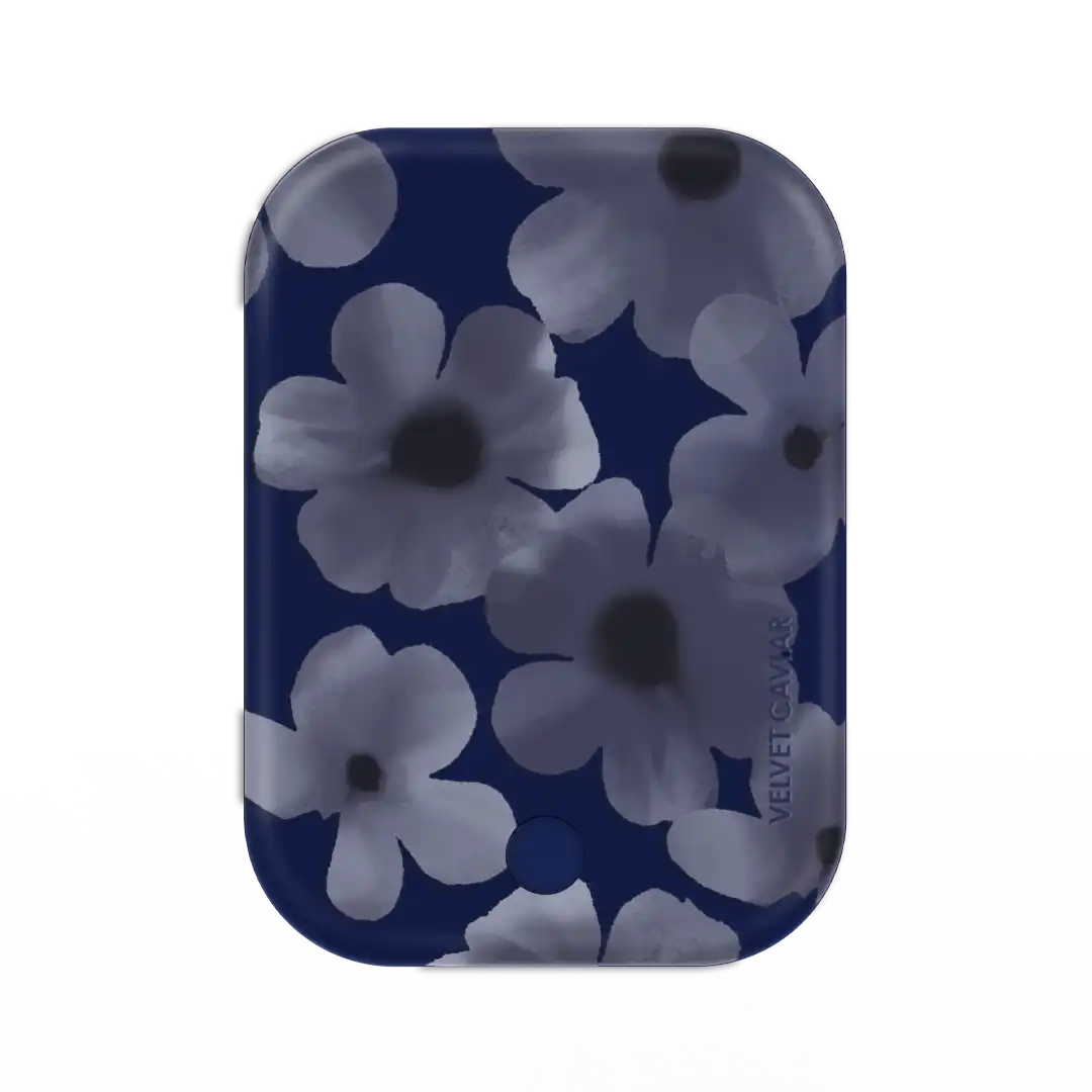 Midnight Blossom Portable MagSafe Charger Power Pack