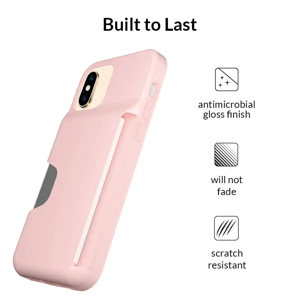 Light Pink iPhone Wallet Case