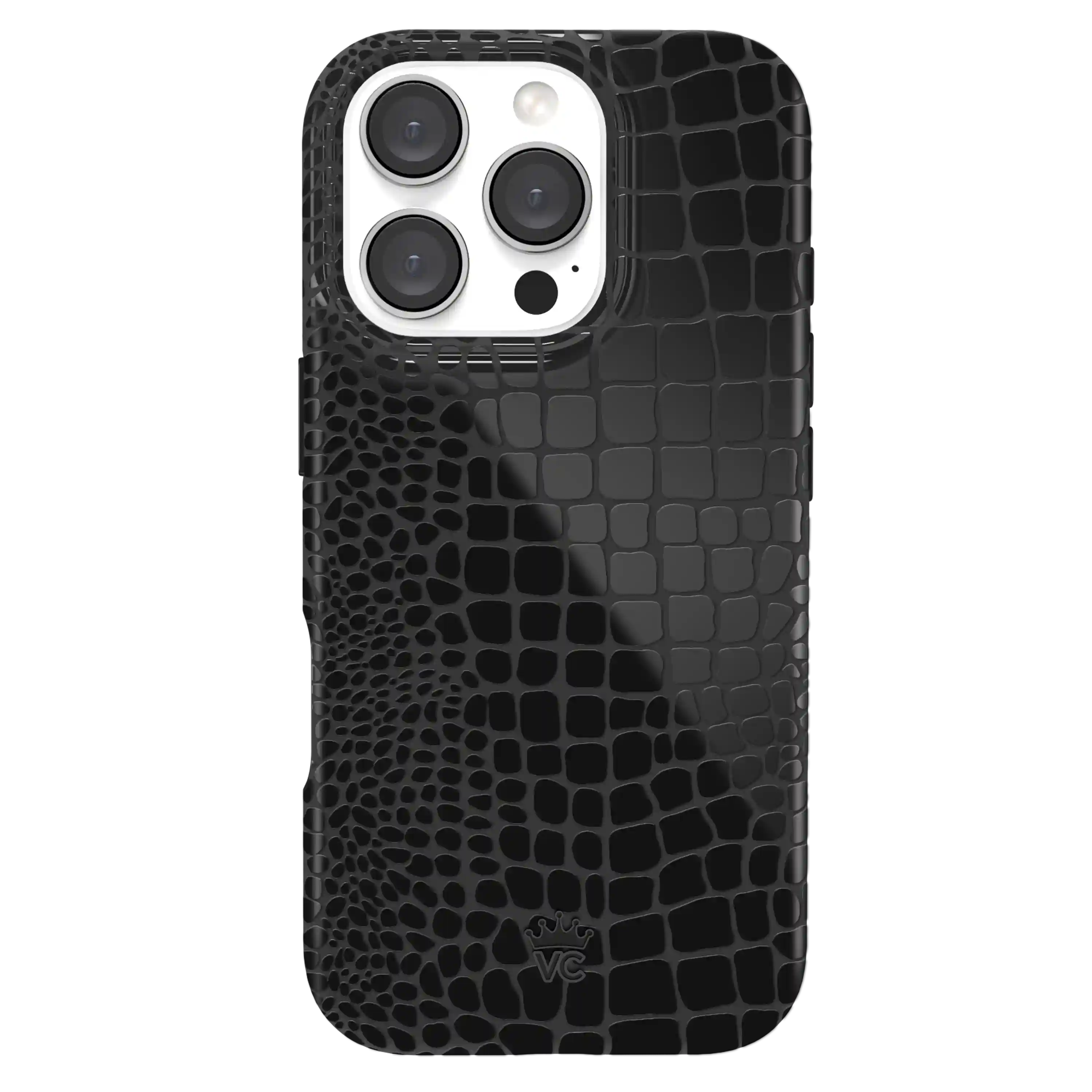 Black Croc iPhone Case