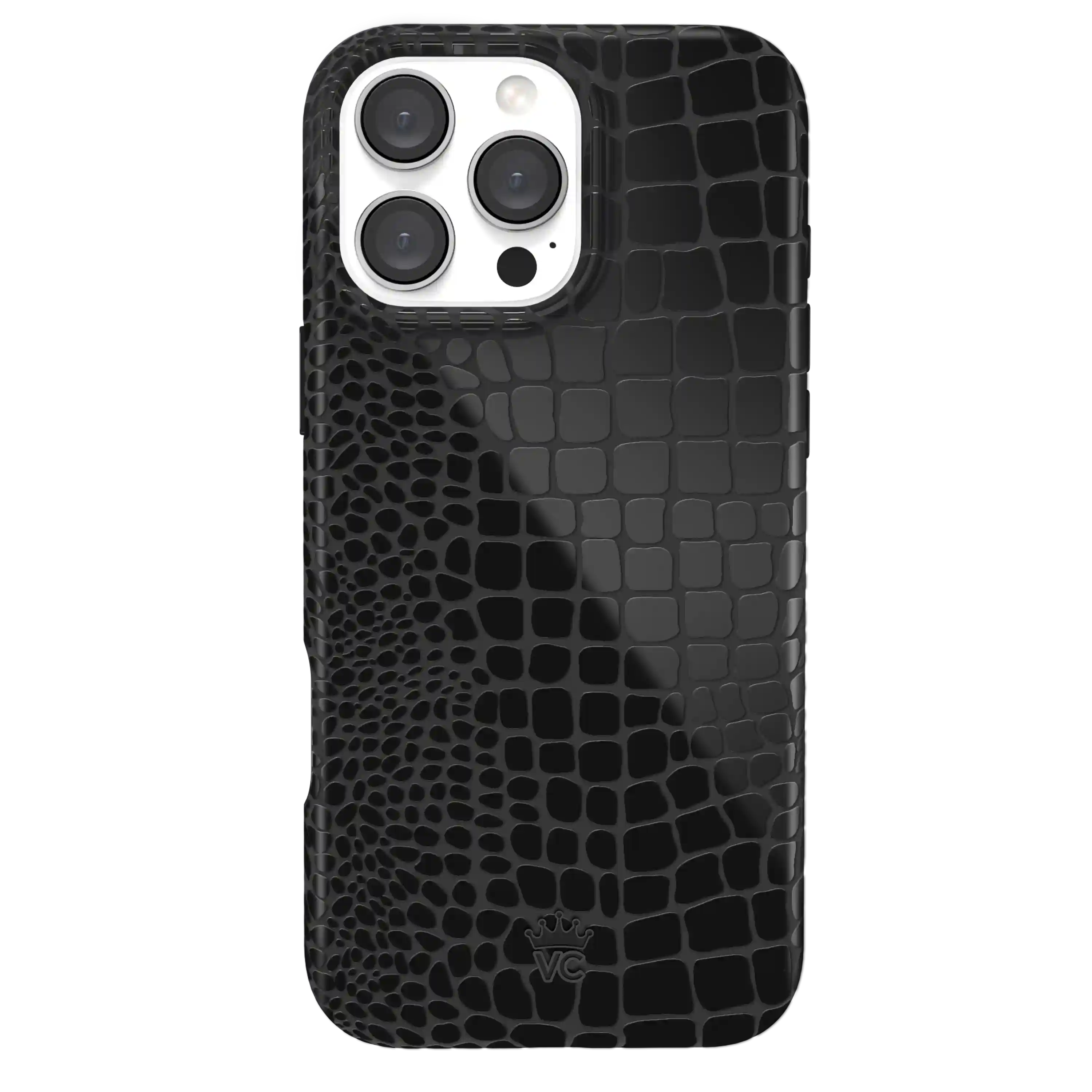 Black Croc iPhone Case