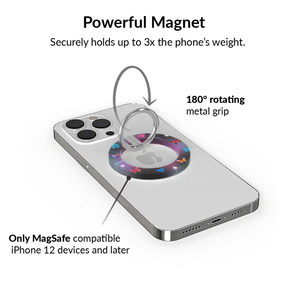Aurora Butterfly MagSafe Grip Ring