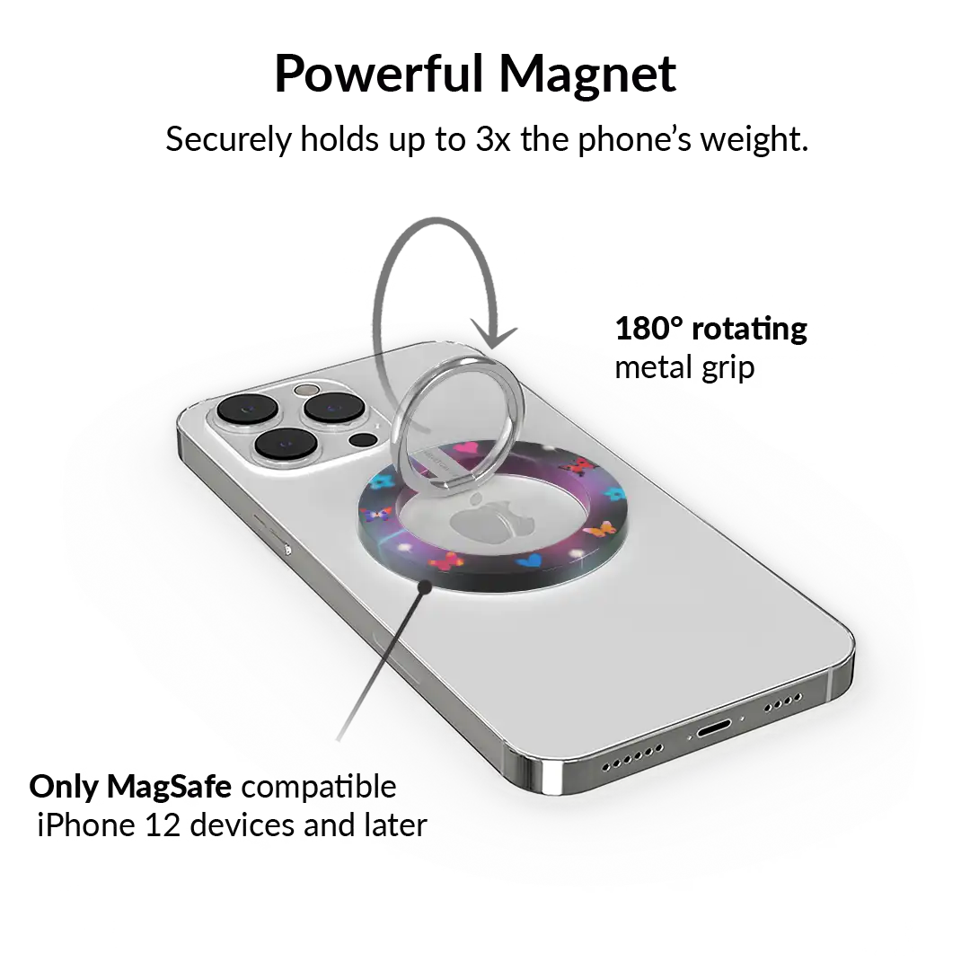 Aurora Butterfly MagSafe Grip Ring
