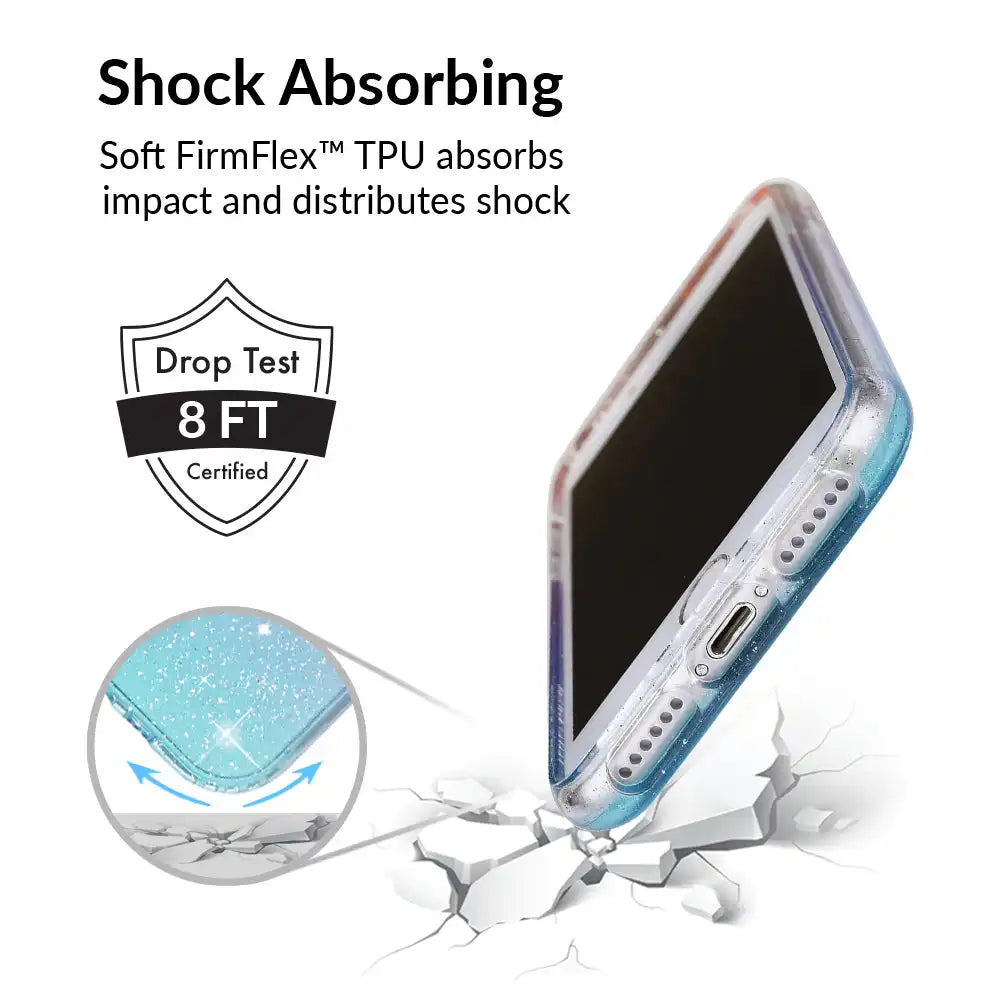 Ombre Stardust Glitter iPhone Case