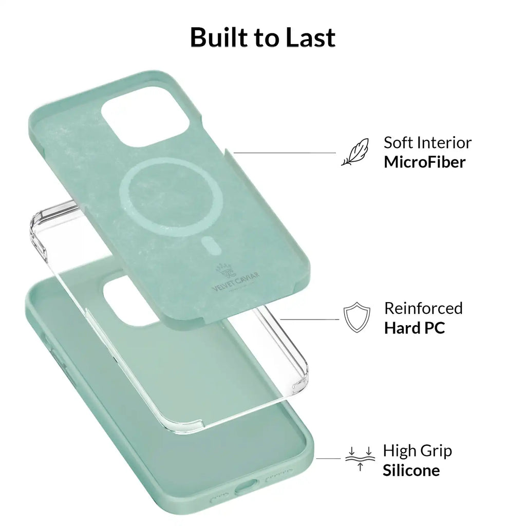 Mint Silicone iPhone Case