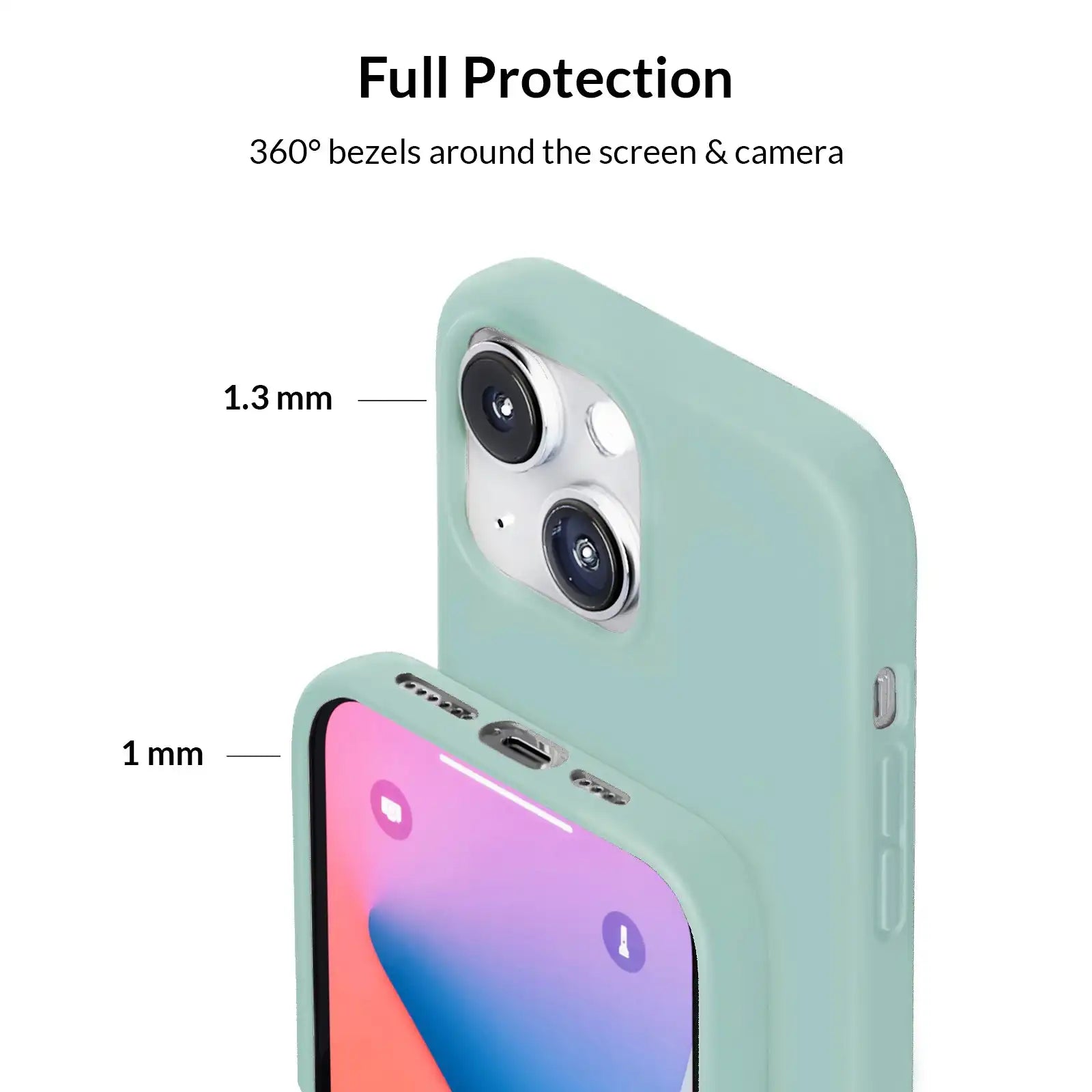 Mint Silicone iPhone Case
