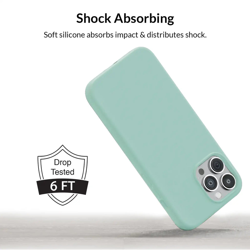 Mint Silicone iPhone Case