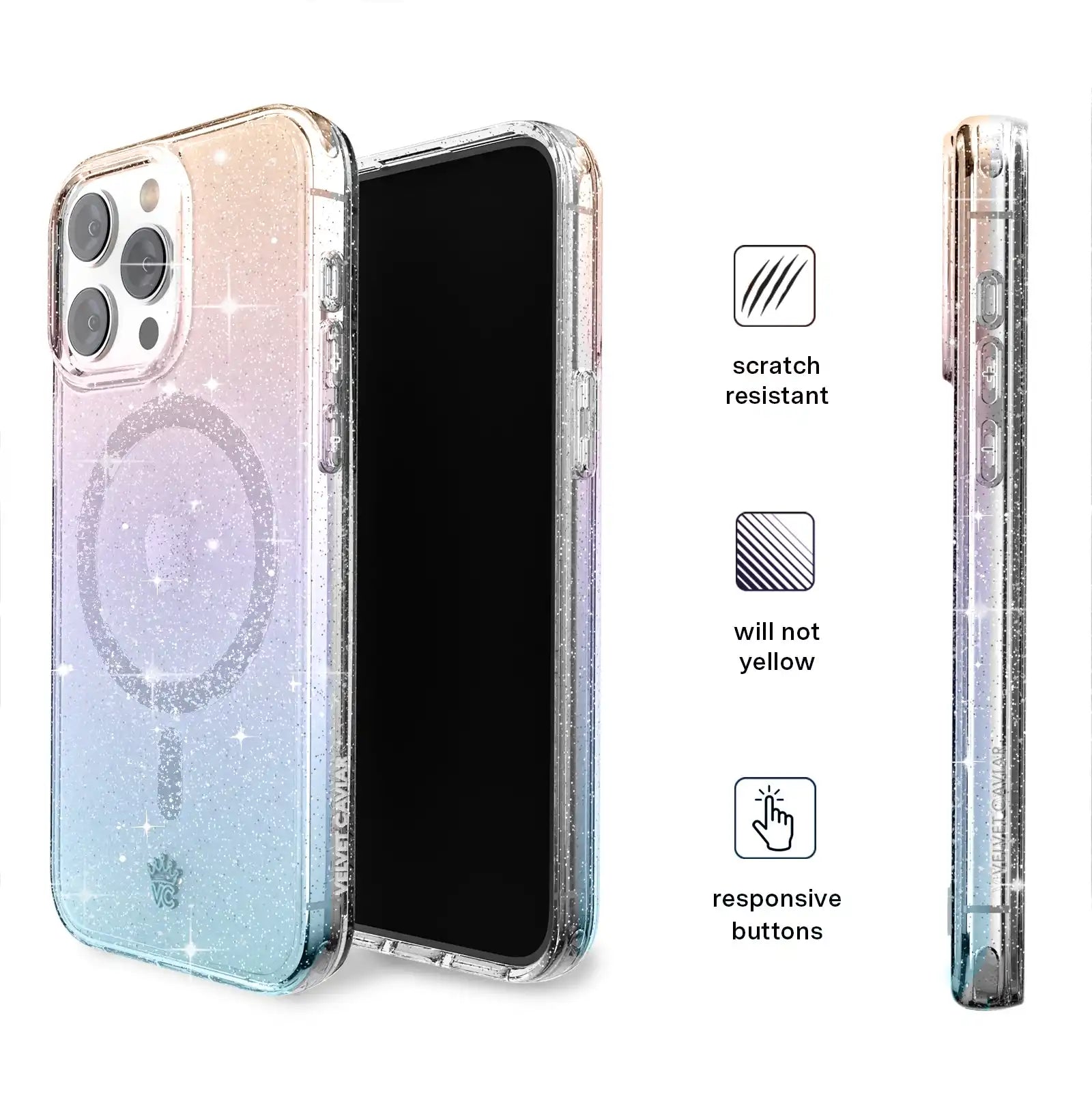 Ombre Stardust Glitter iPhone Case