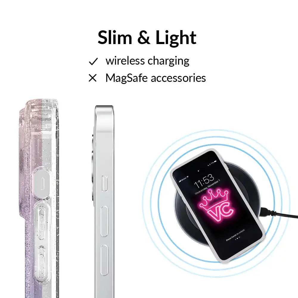 Ombre Stardust Glitter iPhone Case