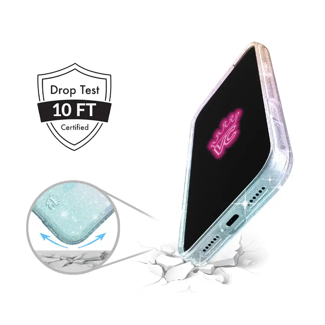 Ombre Stardust Glitter iPhone Case