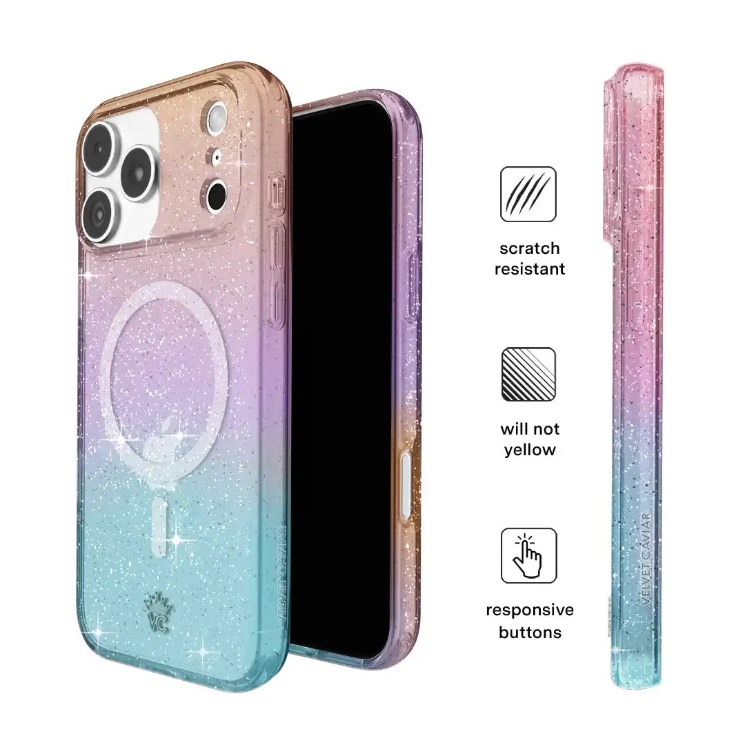 Ombre Stardust Glitter iPhone Case
