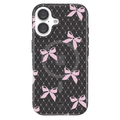 Lacy Pink Bows iPhone Case