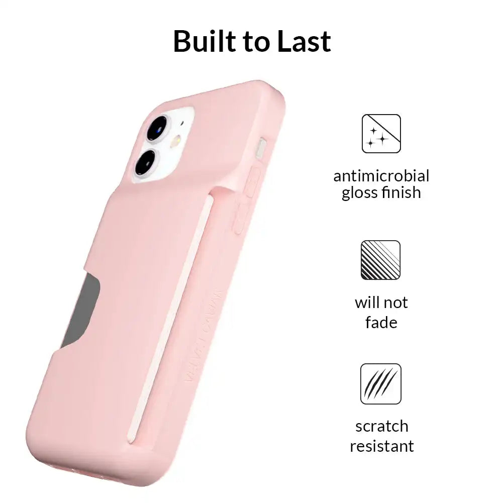 Light Pink iPhone Wallet Case