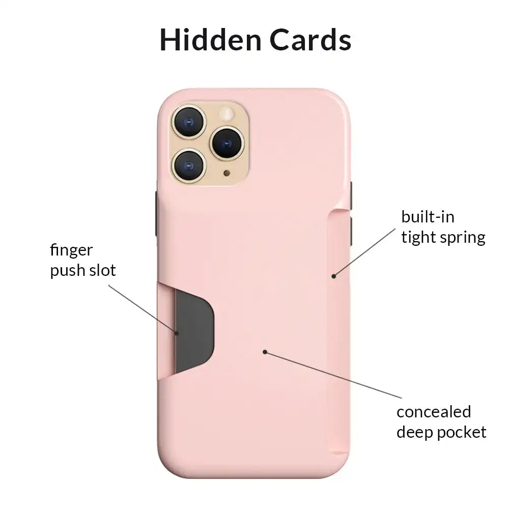 Light Pink iPhone Wallet Case