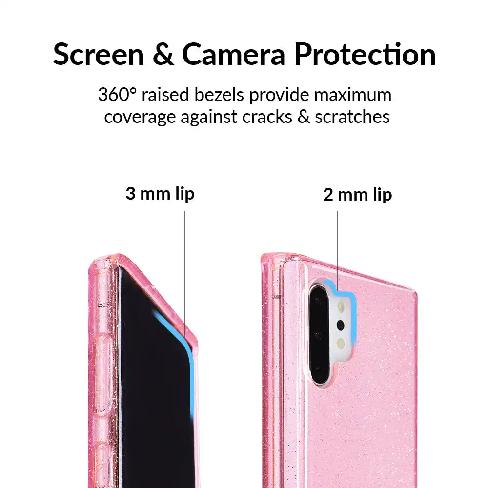 Pink Stardust Glitter Samsung Case