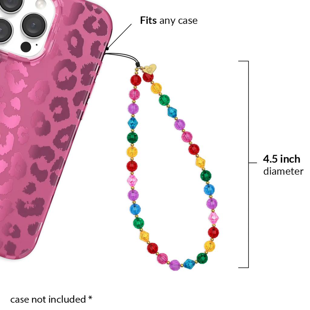Rainbow Phone Charm