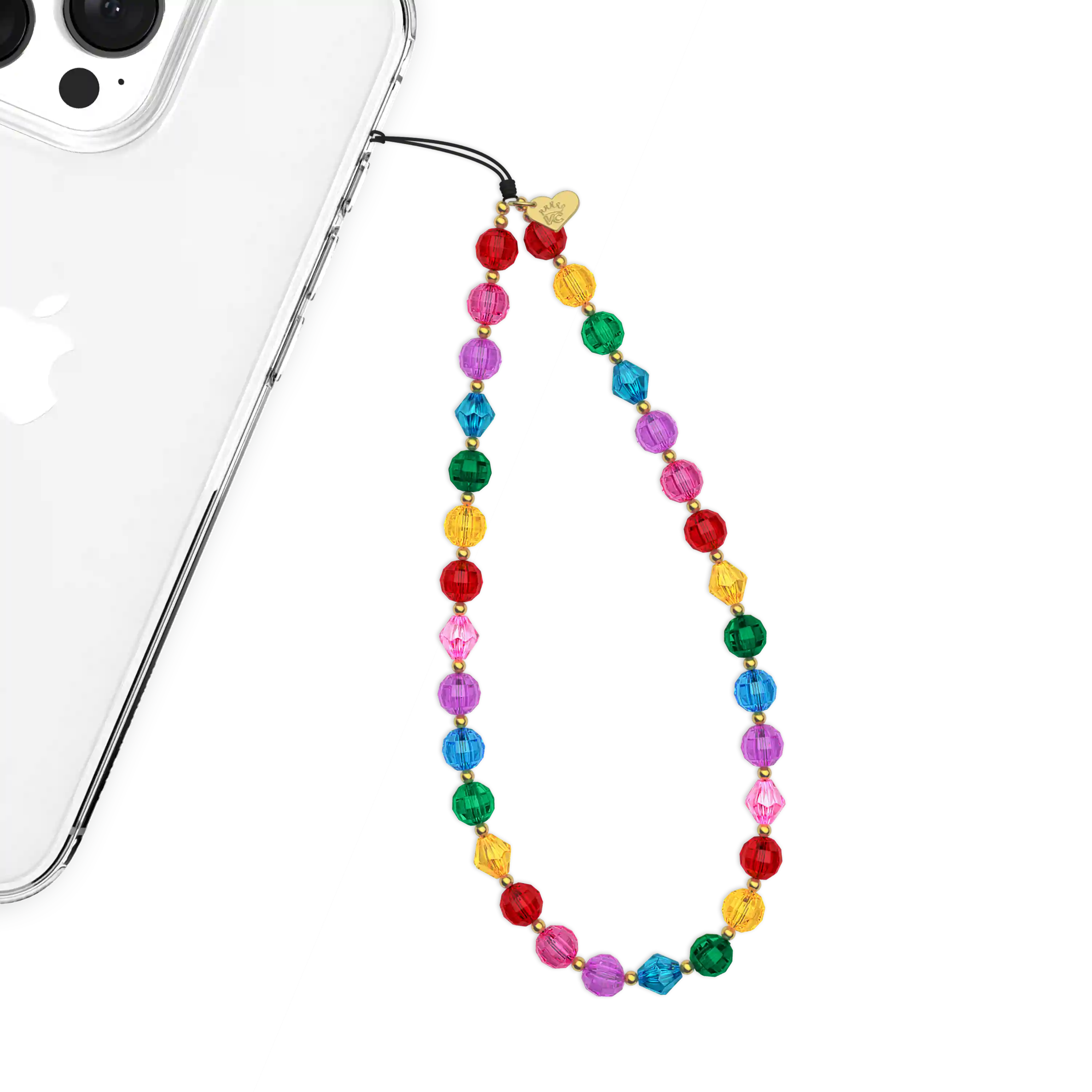 Rainbow Phone Charm