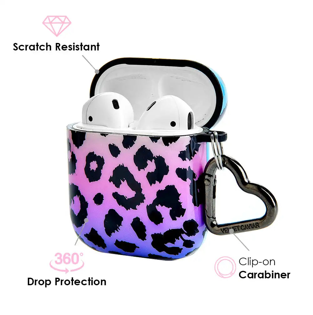 Rainbow Leopard AirPods Case