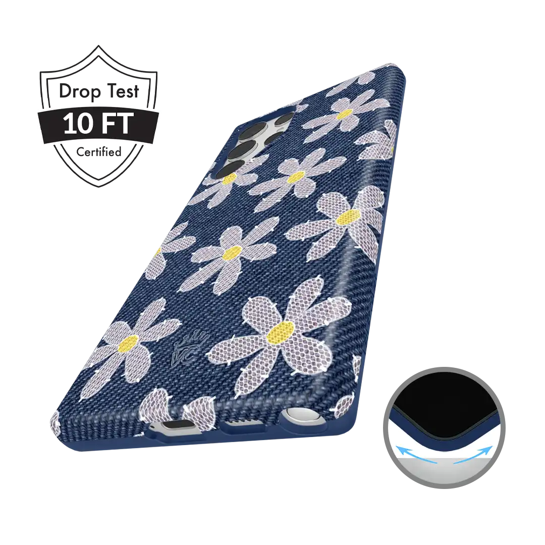Denim Daisy Samsung Case