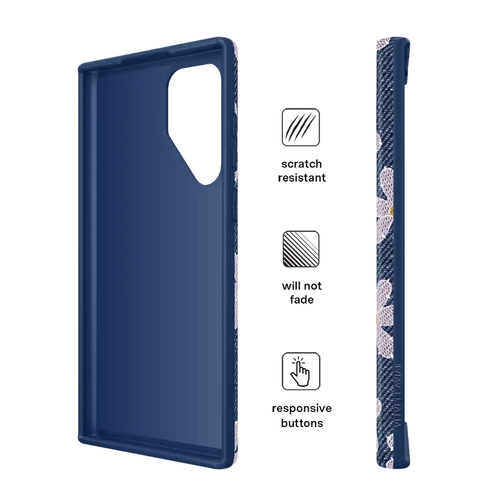 Denim Daisy Samsung Case