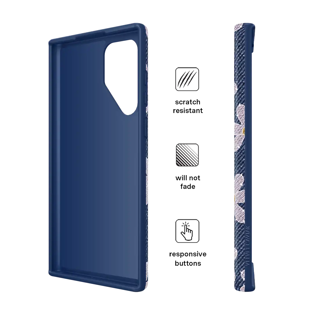 Denim Daisy Samsung Case