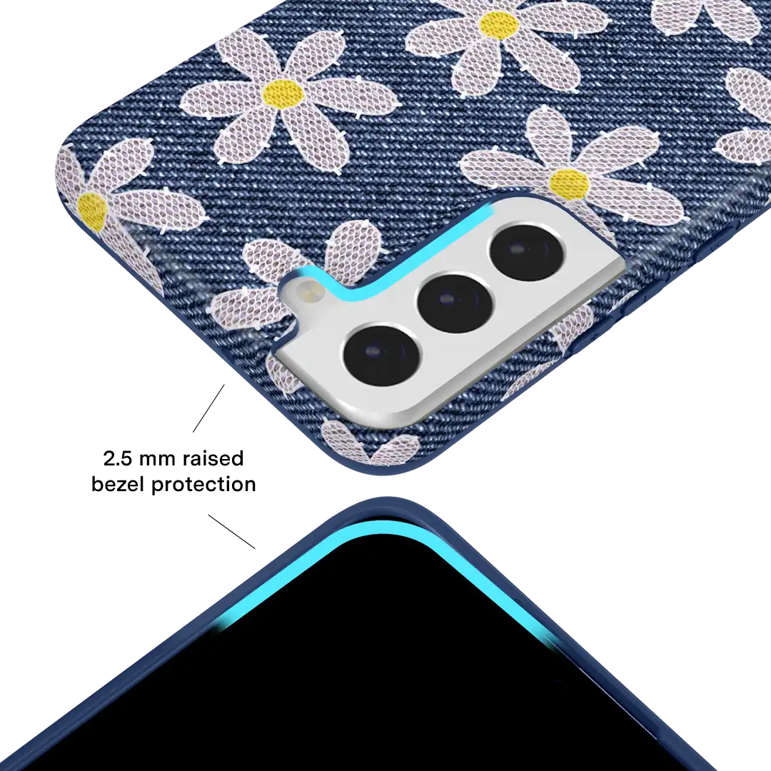 Denim Daisy Samsung Case