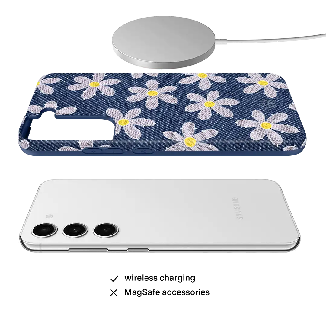 Denim Daisy Samsung Case
