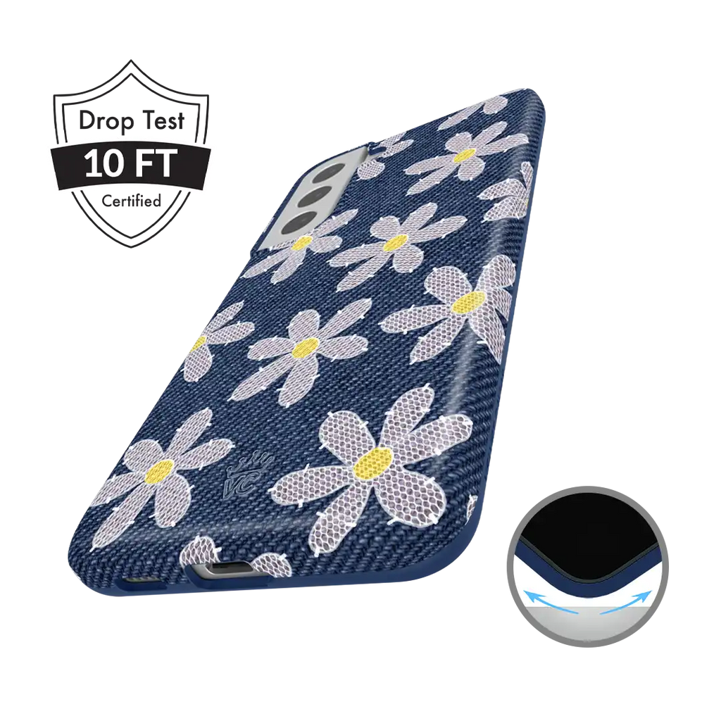 Denim Daisy Samsung Case